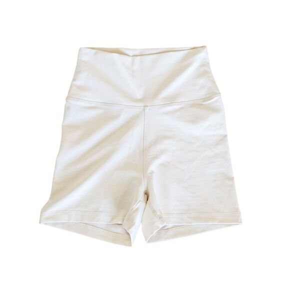 WeWoreWhat Hot Shorts sz XS NWOT Off White Neutral - Picture 9 of 12